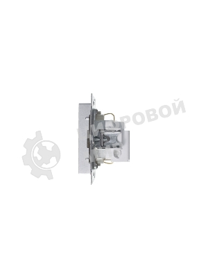Механизм розетки 1-м СП AtlasDesign с заземл. защ. шторки 16А алюм. SchE ATN000345