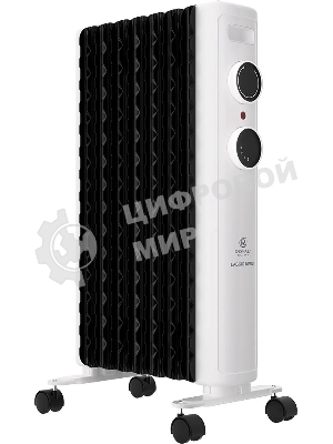 Радиатор масляный Royal Clima Laggio Nero ROR-LN7-1500M белый, 20 м², 1500 Вт, термостат