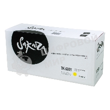 Картридж Sakura TK580Y для Kyocera Mita FS-5150DN/5250DN, желтый, 2800 к.