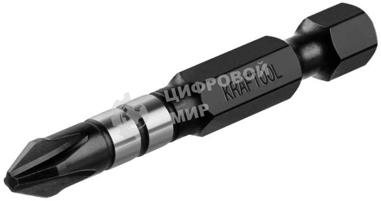 Биты KRAFTOOL Impact Pro, Philips, тип хвостовика E 1/4