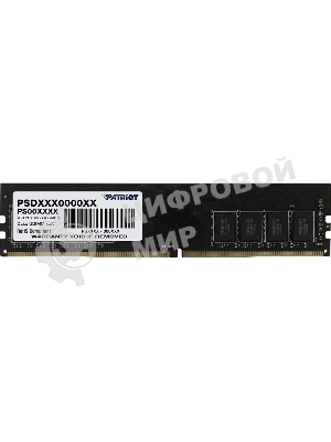 Оперативная память Patriot Signature, DDR4, 16GB (1x16 GB), 3200 MHz, CL22, DIMM