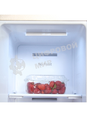 Холодильник Hyundai CS6073FV шампань трехкамерный 329/223л морозилка сбоку, No Frost, Side by Side