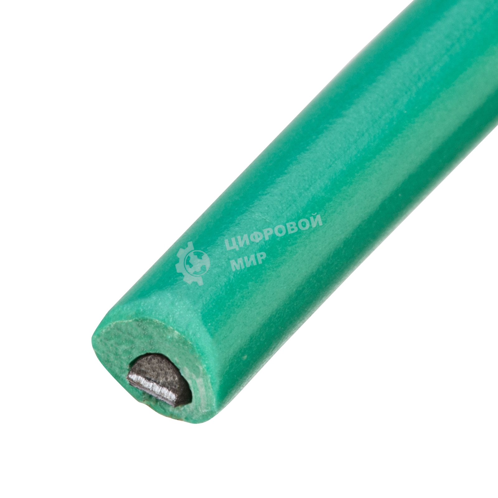 Проволока для подвязки Сибртех, стальная в ПВХ (зеленый) 25 м, внутр. 1,6 мм/внеш. 3,0 мм