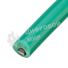 Проволока для подвязки Сибртех, стальная в ПВХ (зеленый) 25 м, внутр. 1,6 мм/внеш. 3,0 мм