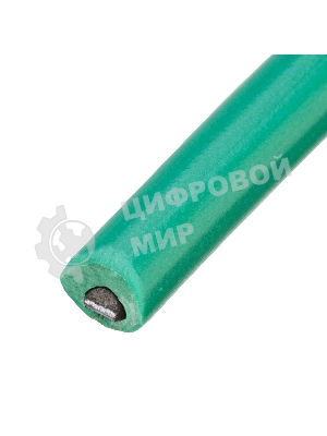 Проволока для подвязки Сибртех, стальная в ПВХ (зеленый) 25 м, внутр. 1,6 мм/внеш. 3,0 мм