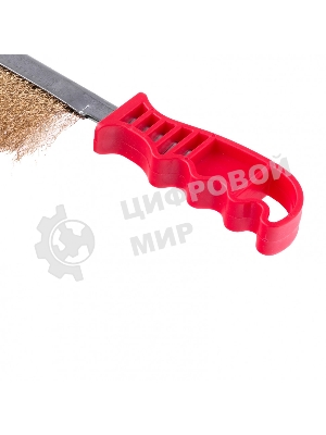 Щетка Matrix металлическая латунированная, пластиковая ручка