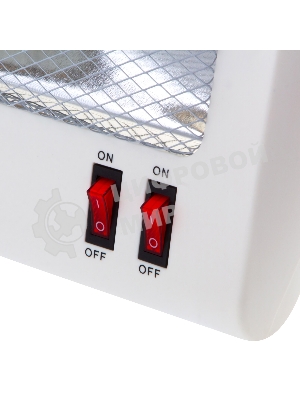 Обогреватель инфракрасный MTX IQH-800, белый, кварцевый, 800 Вт, 8 м2