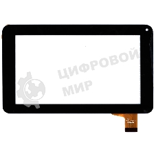 Сенсорное стекло (тачскрин) для DNS E76, черное
