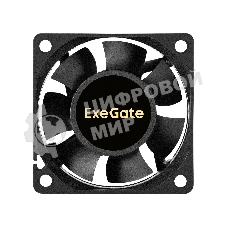 Вентилятор 12В DC ExeGate ExtraSilent ES06025S2P (60x60x25 мм, Sleeve bearing (подшипник скольжения), 2pin, 2500RPM, 17dBA)