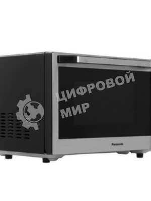 Микроволновая печь Panasonic NN-C69MSZPE нержавеющая сталь/черный, 30 л, 1000 Вт, переключатели - кнопки, поворотный механизм