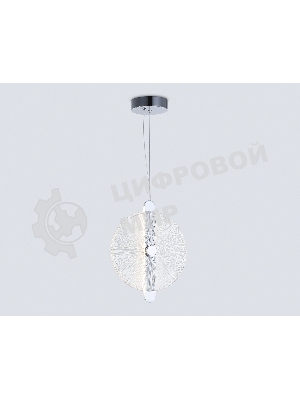 Светильник Ambrella light LH31145 СH/CL хром/прозрачный 13W 3000K 280*60*350