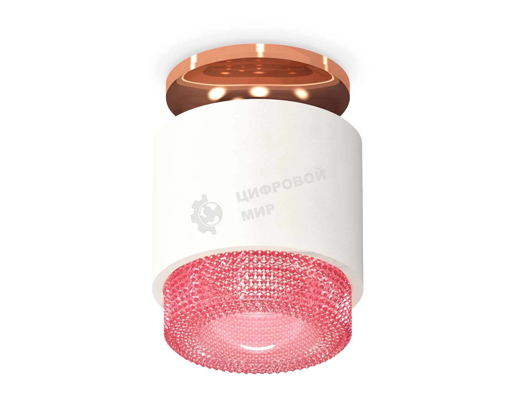Светильник Ambrella Light XS7510142 SWH/PI белый песок/розовый MR16 GU5.3 (N7930, C7510, N7193)