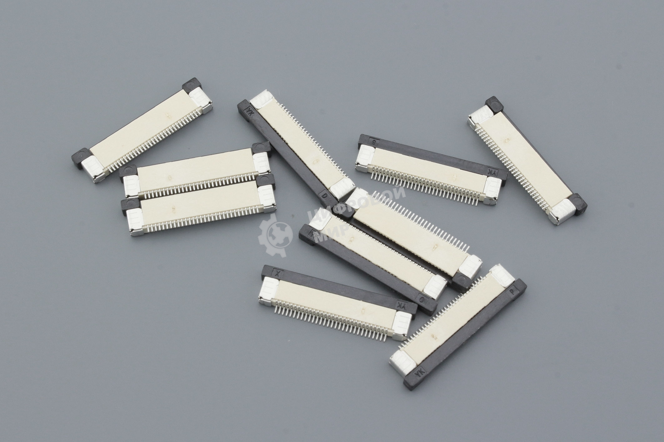 Разъем FPC Half Coverage Bottom Contact 0.5K-BX-30PWB 30 pin высота 2мм шаг 0,5мм 10 шт