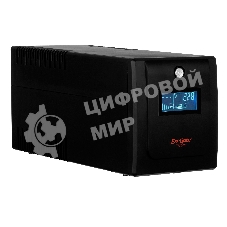 Источник бесперебойного питания ExeGate SpecialPro Smart LLB-1500.LCD.AVR.4SH.USB 1500VA/950W, LCD, AVR, 4*Schuko, USB, черный