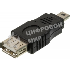 Переходник USB2.0 Ningbo mini USB (m)/USB A (f)