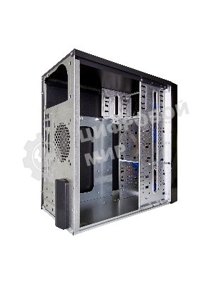 Компьютерный корпус Minitower ExeGate MA-371X Black, mATX (UN400, 120мм) 2хUSB+2хUSB 3.0, Audio