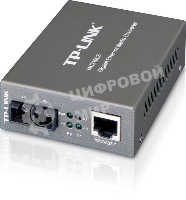 Коммутатор сетевой TP-Link SMB MC210CS Медиаконвертер 1/1000M RJ45 port (Auto MDI/MDIX), Full-duplex, up to 15Km
