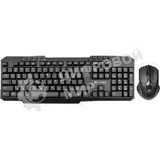 Комплект клавиатура + мышь Defender JAKARTA C-805 RU черный 45805