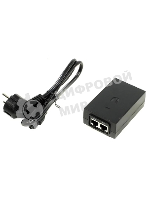 Блок питания [POE-48-24W-G EU] Ubiquiti POE-48-24W-G 48В 0.5А Passive PoE, стандарт передачи данных Gigabit Ethernet(2308)