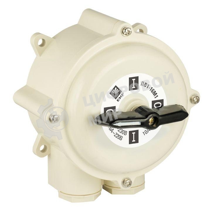Выключатель пакетный ПВ 3-40 М1 пл. IP56 EKF pv-3-40-4