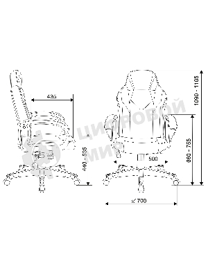 Кресло игровое Zombie GAME 17 черный, текстиль/эко.кожа, крестовина пластик