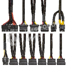 Блок питания серверный 400W ExeGate ServerPRO-400ADS (ATX, APFC, КПД 82% (80 PLUS), 2x8см fans, 24pin, (4+4)pi