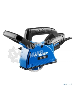 Штроборез Зубр ЗШ-П30-1400 ПСТглуб. паза 30 мм, 125 мм, подключ. пылесоса, плавн пуск, 1400 Вт