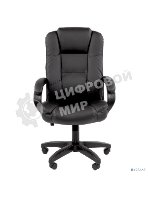 Кресло офисное Chairman 600LT чер.пласт экопремиум черный