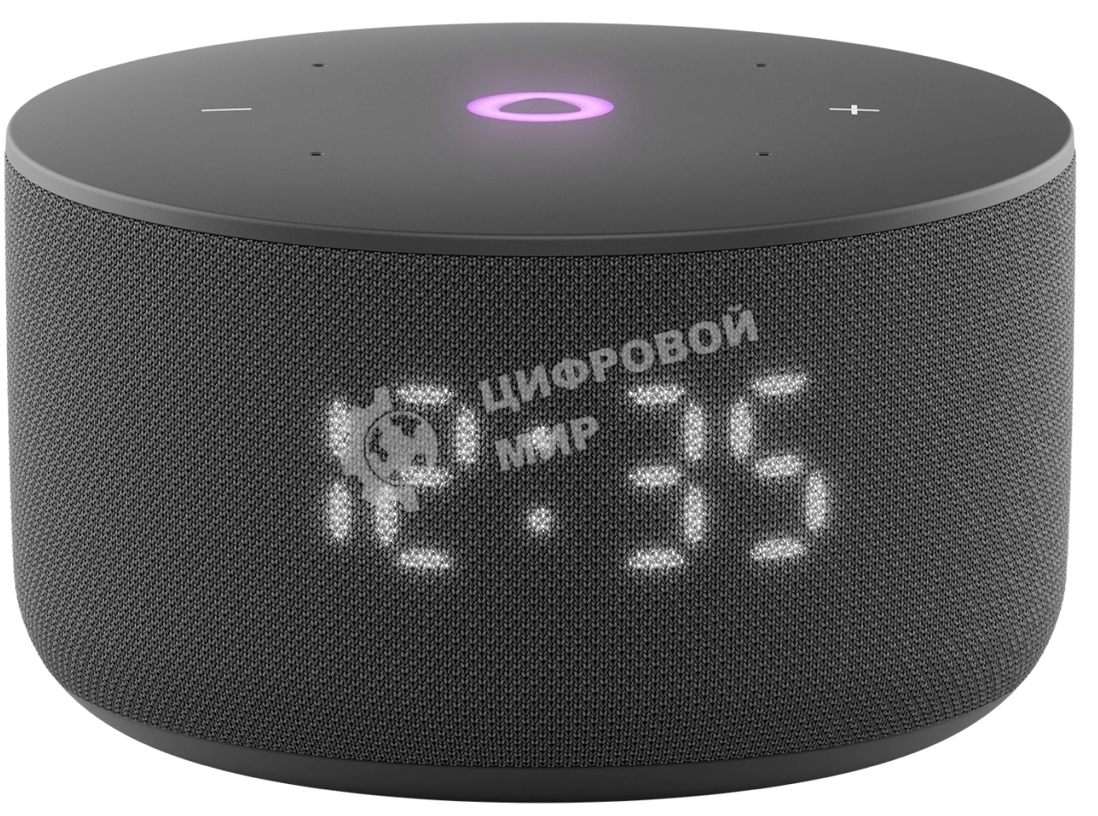 Умная колонка Yandex Станция Мини 3 Алиса черный 12W 1.0 BT/Wi-Fi