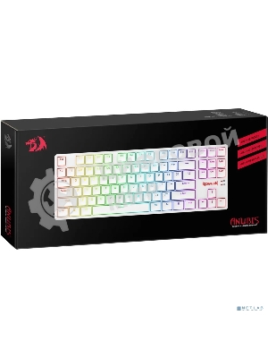 Клавиатура беспроводная Redragon Anubis беспроводная, USB, Bluetooth/Радиоканал, белый