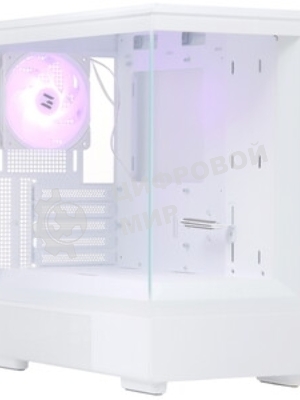 Компьютерный корпус ZALMAN P10, MATX, белый, WINDOW, 2x3.5