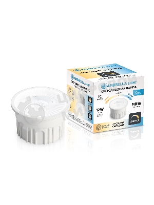 Лампа светодиодная 212610 LED MR16-PR 12W IC 220-240V 38° 6400K 4000K 2700K CCT Memory Dimmer
