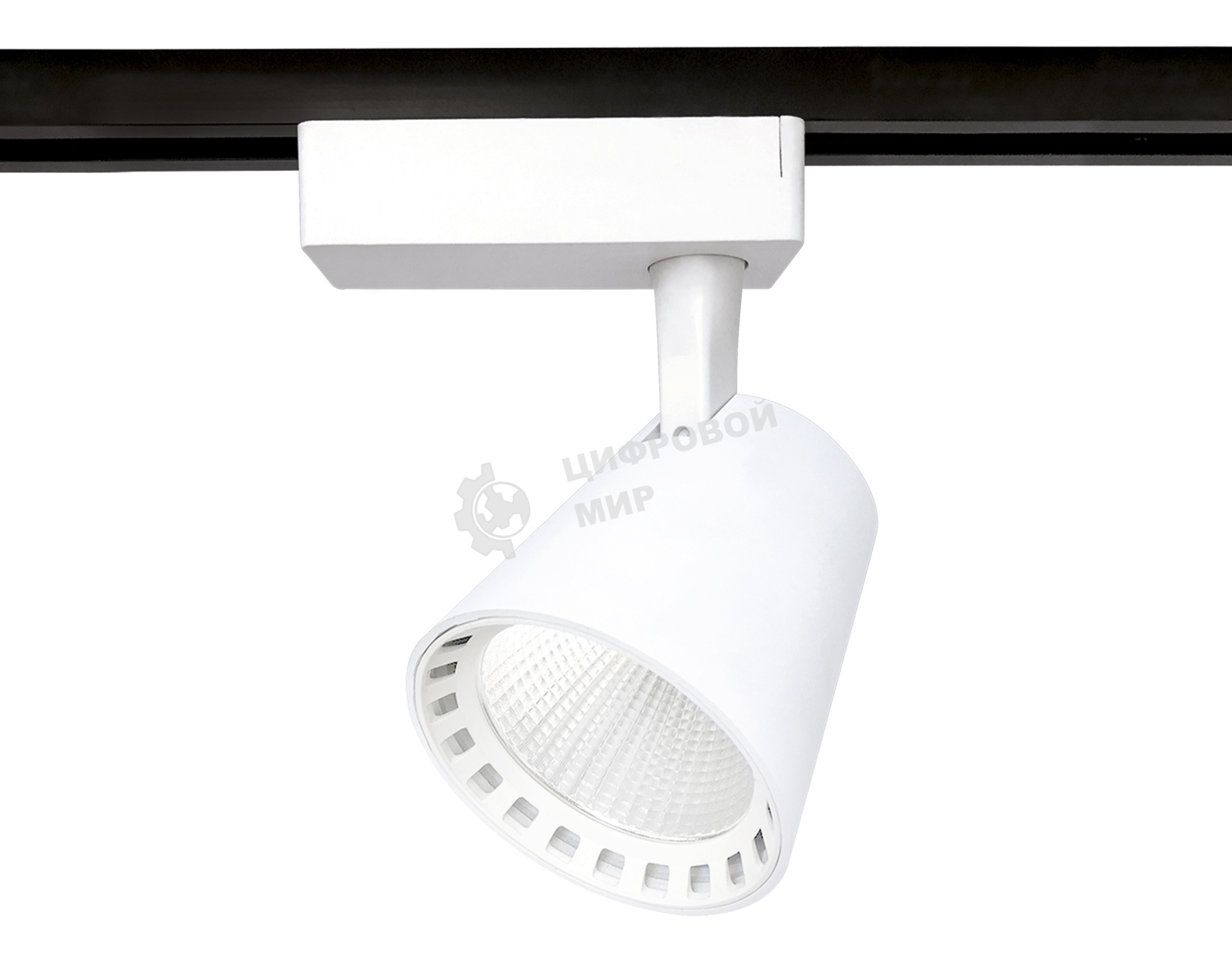 Трековый однофазный светодиодный светильник Ambrella light GL5974 WH белый LED 15W 4200K 24°