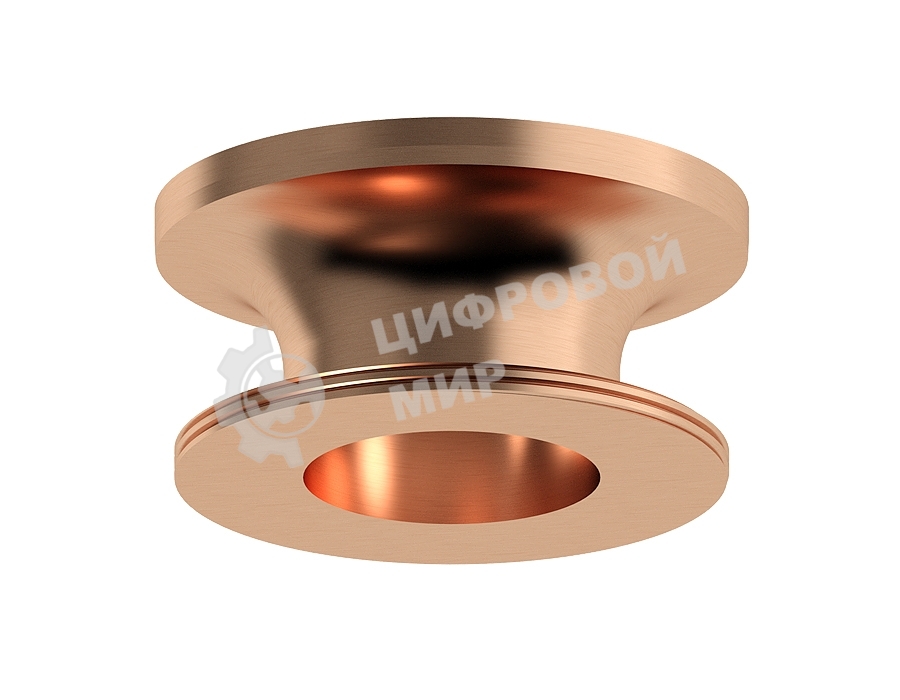 Насадка для корпуса светильника N7930 PPG золото розовое полированное D70*H28mm Out25mm