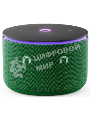 Умная колонка Яндекс Станция Мини 3 Про, 18Вт, компактная, 1 динамик, Алиса, Wi-Fi, Bluetooth 5.0, Zigbee, Matter, зеленый
