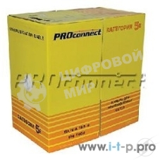 Кабель PROconnect Кабель FTP cat.5e 4 пары (305м) 0.51 мм CCA
