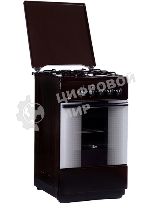 Плита Газовая Flama FG 2402 B коричневый