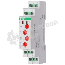 Реле контроля наличия и чередования фаз CKF-318-1 (контроль чередования; слипания фаз; регулировка верх. и нижн. порога напряжения; регулировка задержки отключения; 1 модуль; монтаж на DIN-рейке)(аналог РНПП-311М) F&F EA04.002.007