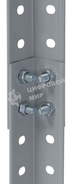 Стеллаж Практик ES пол.:4 разборная 1450x750x300мм серый