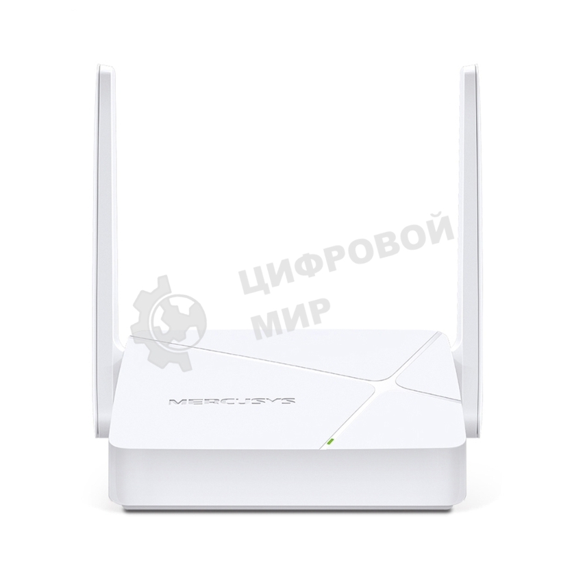 Роутер Mercusys MR20 AC750 Dual-Band Wi-Fi RouterSPEED: 300 Mbps at 2.4 GHz + 433 Mbps at 5 GHzSPEC: 2× Fixed External Antennas, 2× 10/100 Mbps LAN Ports, 1× 10/100 Mbps WAN PortFEATURE: Router/Access Point Mode Mode, WPS/Reset Button, IPTV, IPv6, Parenta