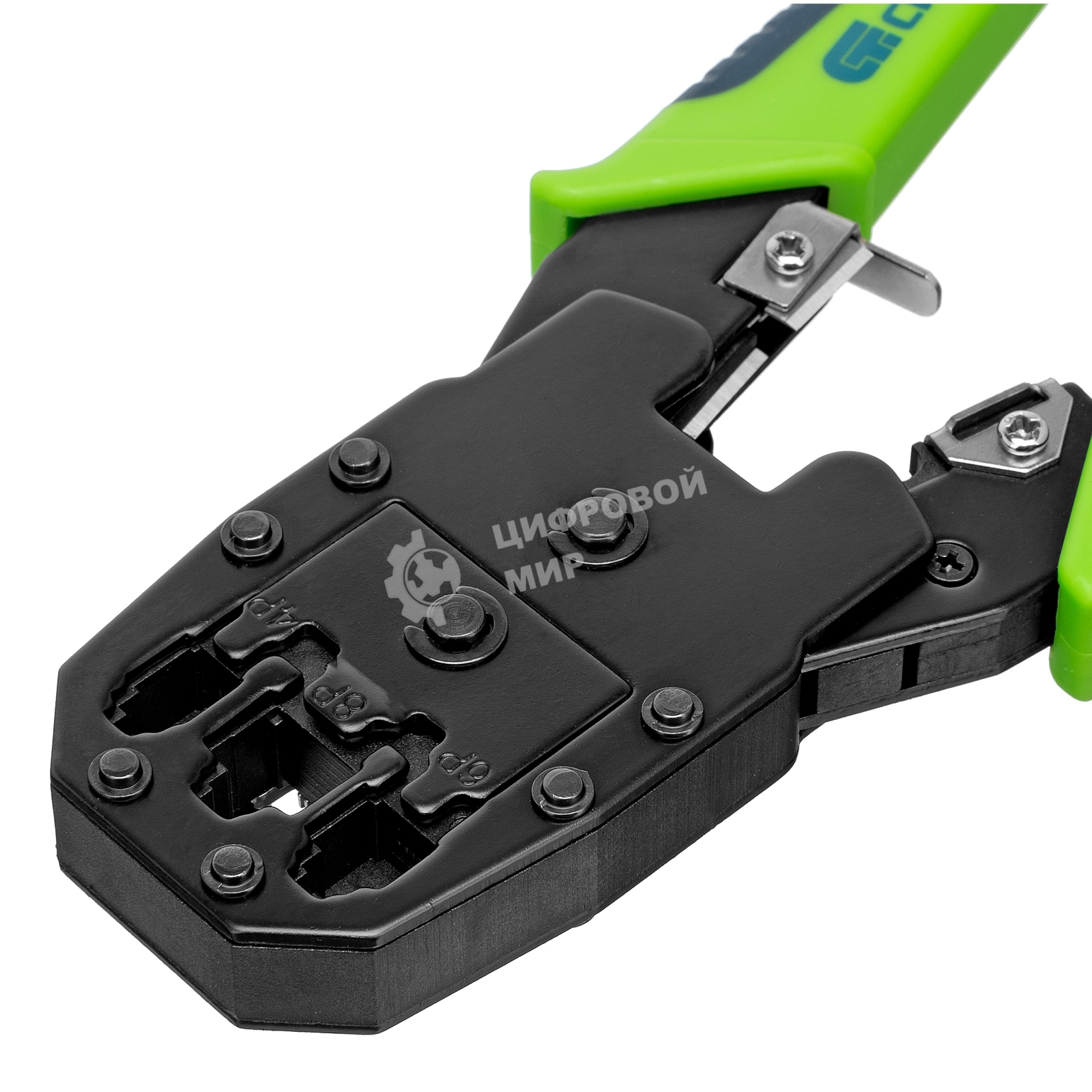 Клещи для обжима телефонных и компьютерных клемм Сибртех 4P, 6P, 8P, функция обрезания проводов