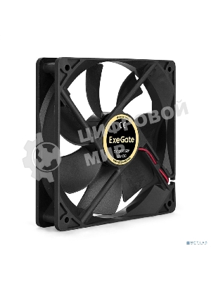 Вентилятор для корпуса ExeGate EX12025S2P черный, 120 мм, 1500 об/мин, 24 дБ, 2 pin