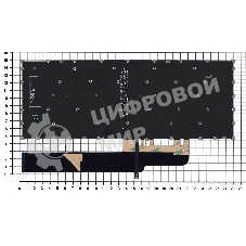 Клавиатура для ноутбука Lenovo XIAOXIN Air-14 2019 540S-14 черная с подсветкой