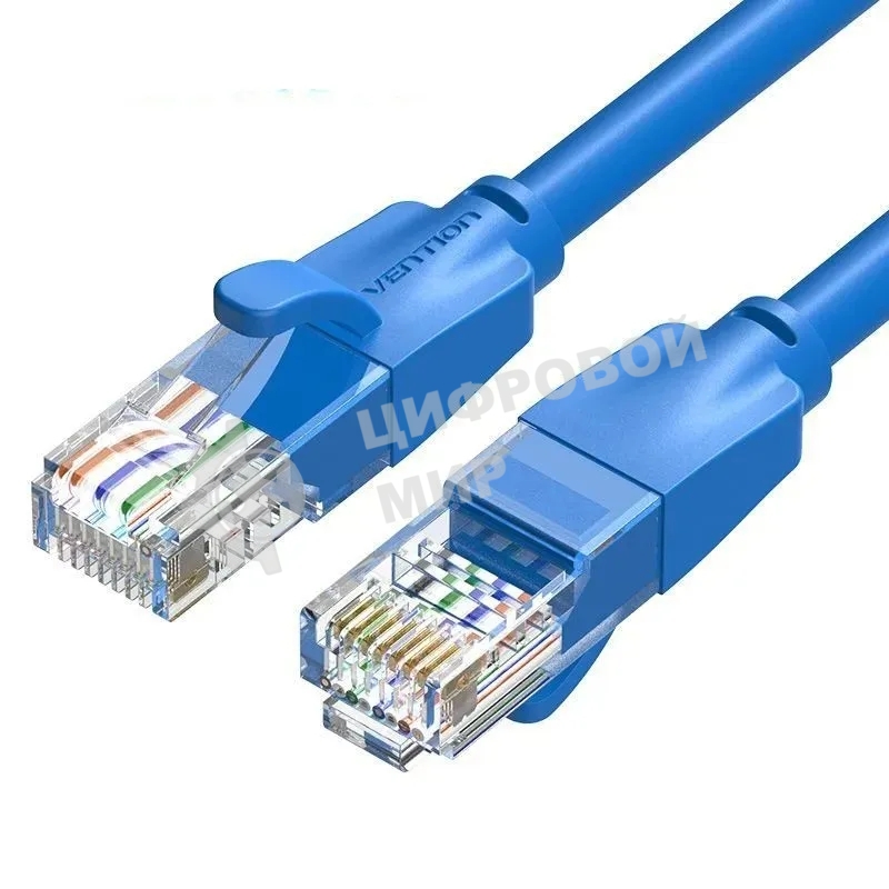 Патч-корд Vention прямой UTP cat.6, RJ45 - 3 м. синий
