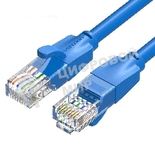 Патч-корд Vention прямой UTP cat.6, RJ45 - 3 м. синий