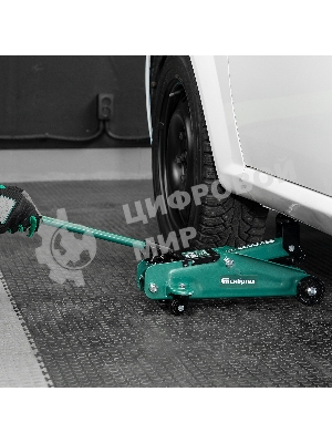 Домкрат гидравлический подкатной Сибртех2 т, 135-320 мм