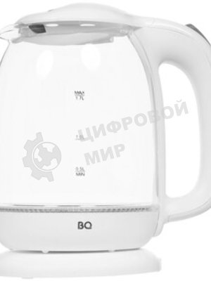 Электрочайник BQ KT1830G черный, 1.7 л, 2200 Вт, скрытый нагревательный элемент