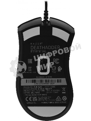 Мышь проводная Razer DeathAdder Essential черный, 6400 dpi, USB, кнопки - 5