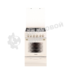 Плита газовая Gefest ПГ 5100-02 0182 бежевый, конфорок 4 шт, духовка 52 л, 50 см x 85 см x 58.5 см
