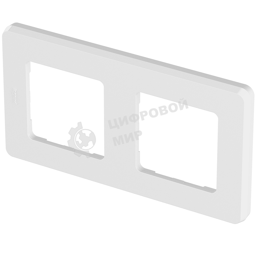 Рамка 2 поста белый Inspiria